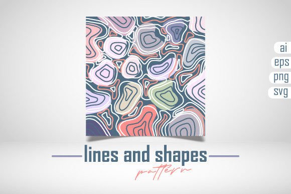 Download Lines and Shapes Pattern Design - Shape Collection