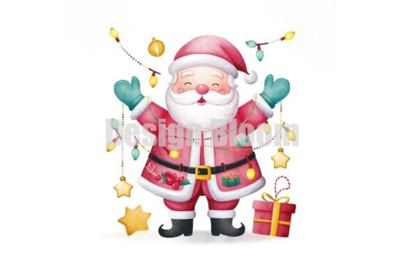 Download Cute Christmas Santa Trendy Clipart - Trendy Collection
