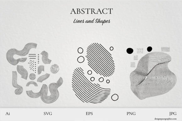 Download Vector Abstract Lines and Shapes - Shape Collection