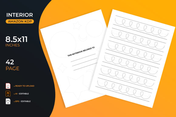 Download Tracing Lines and Shapes for Kids - KDP - Shape Collection