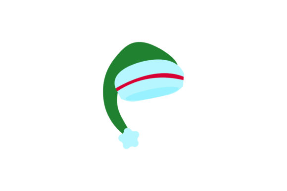 Download Green Hat Cute Christmas Trendy Art - Trendy Collection